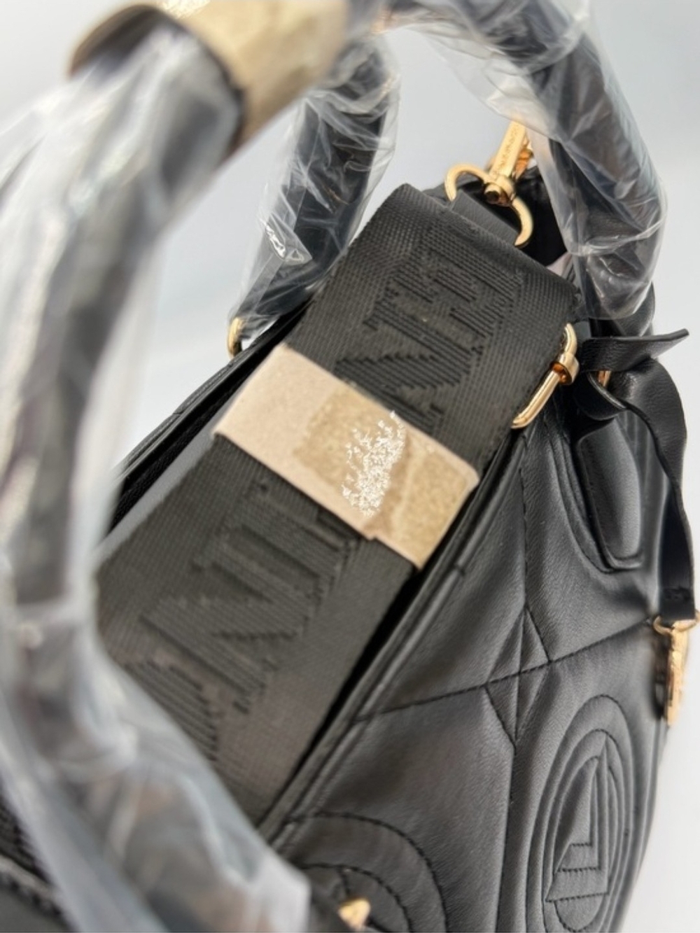 Valentino NWT V-Emblem Quilted Black Top-Handle Bag MSRP$299 - Picture 8 of 8
